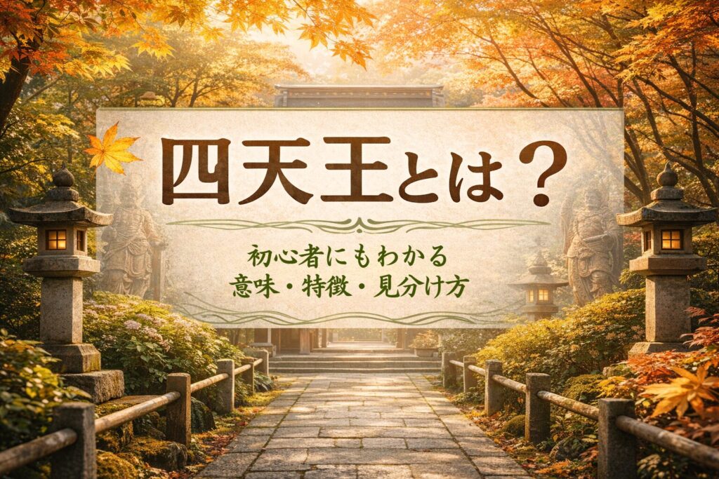 四天王とは?のアイキャッチ画像