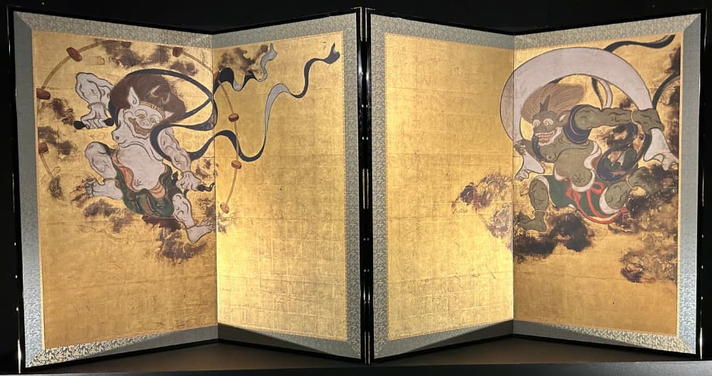 建仁寺・風神雷神図屏風（レプリカ）写真